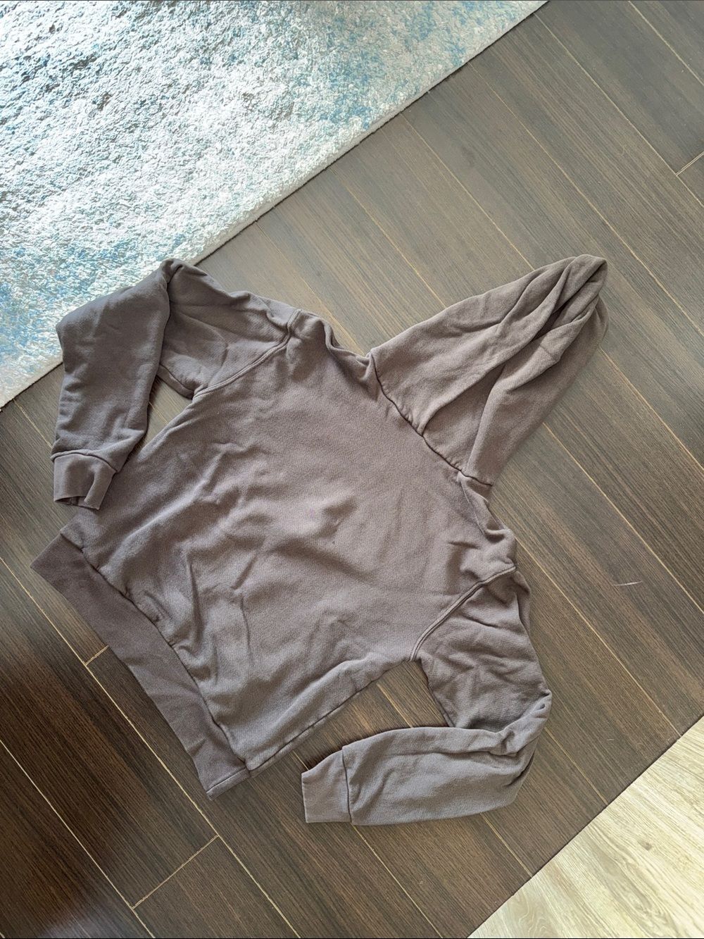 Perfect White Tee Heart Hoodie, small, chocolate brown - Picture 9 of 9